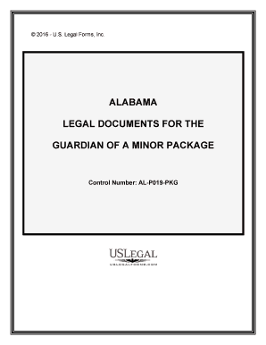 Control Number AL P019 PKG  Form