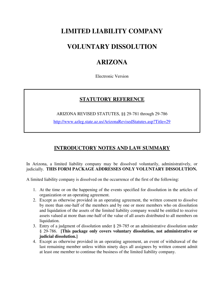 Fill and Sign the Title 29partnership and Limited Liability Arizona Revised Statutes Form