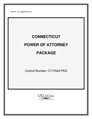 Connecticut Power of Attorney FormsPDF Templates
