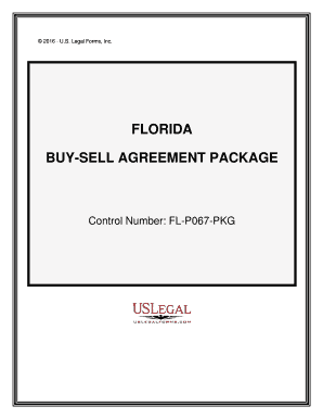 Control Number FL P067 PKG  Form