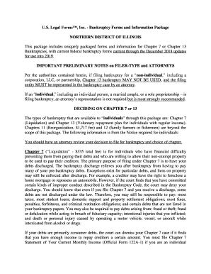 Chapter 13 FormsNorthern District of IllinoisUnited States