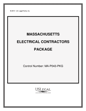 Control Number MA P043 PKG  Form