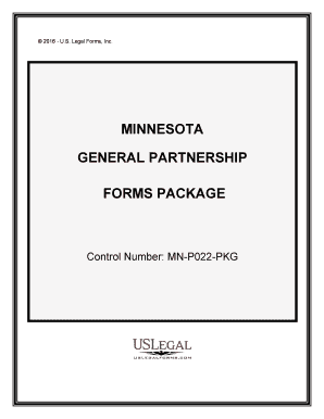 Control Number MN P022 PKG  Form