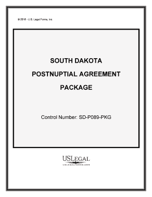 Control Number SD P089 PKG  Form