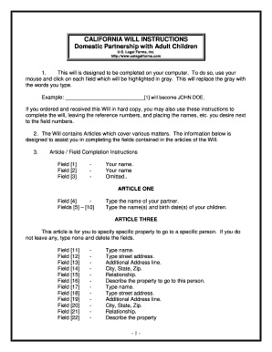 California Legal Form