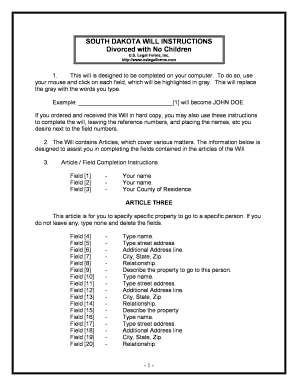 Legal Last Testament  Form