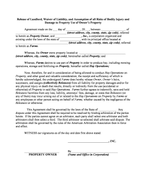 Landlord Property Form