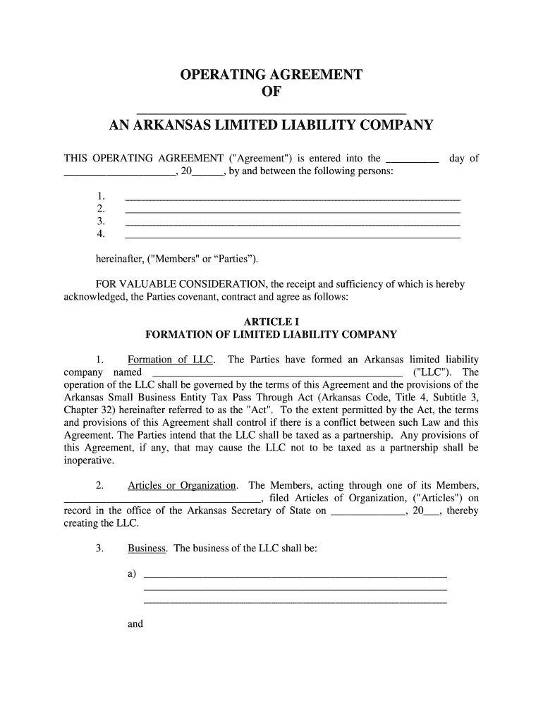 AR 00LLC 1  Form