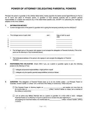 Arizona Custody  Form