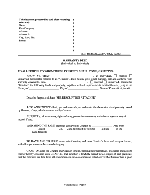 Ct Deed  Form