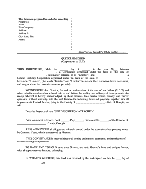 Georgia Llc Company  Form