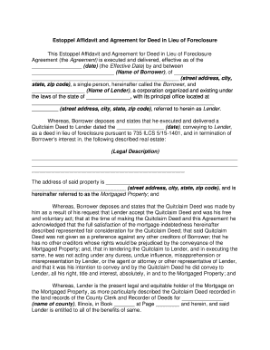 Estoppel  Form