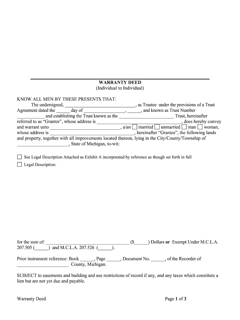 Trustee Estate Form