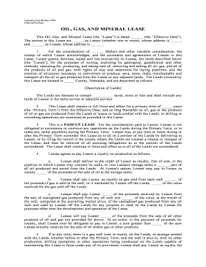 Oil &amp;amp;amp; Gas Lease FormsIs There a Standard Form?