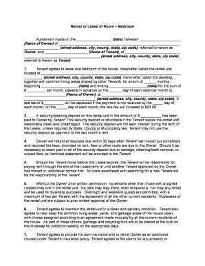Rental Lease Agreement  Form
