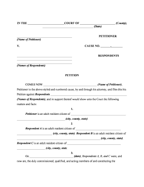 Mandamus  Form