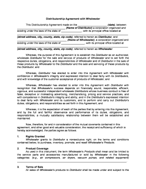 The Main Contract Document  Form
