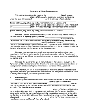 International Driver's License  Form