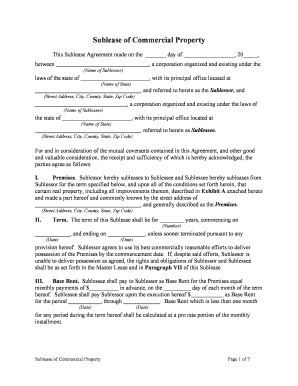 Property Form Agreement