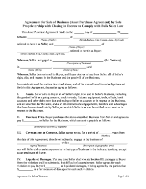 Business Sole Proprietorship  Form