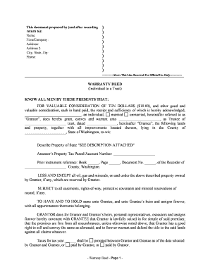 Wa Trust  Form