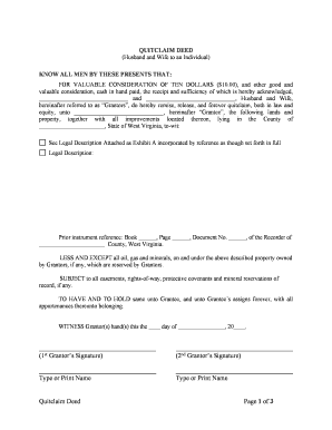 Wv Deed Form