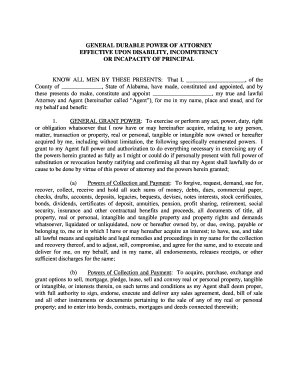 Alabama Disability  Form