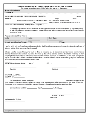 Alabama Attorney  Form
