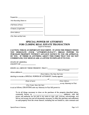 Real Estate Transaction  Form