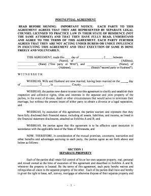 Minnesota Property  Form