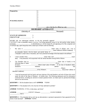 Heirship  Form