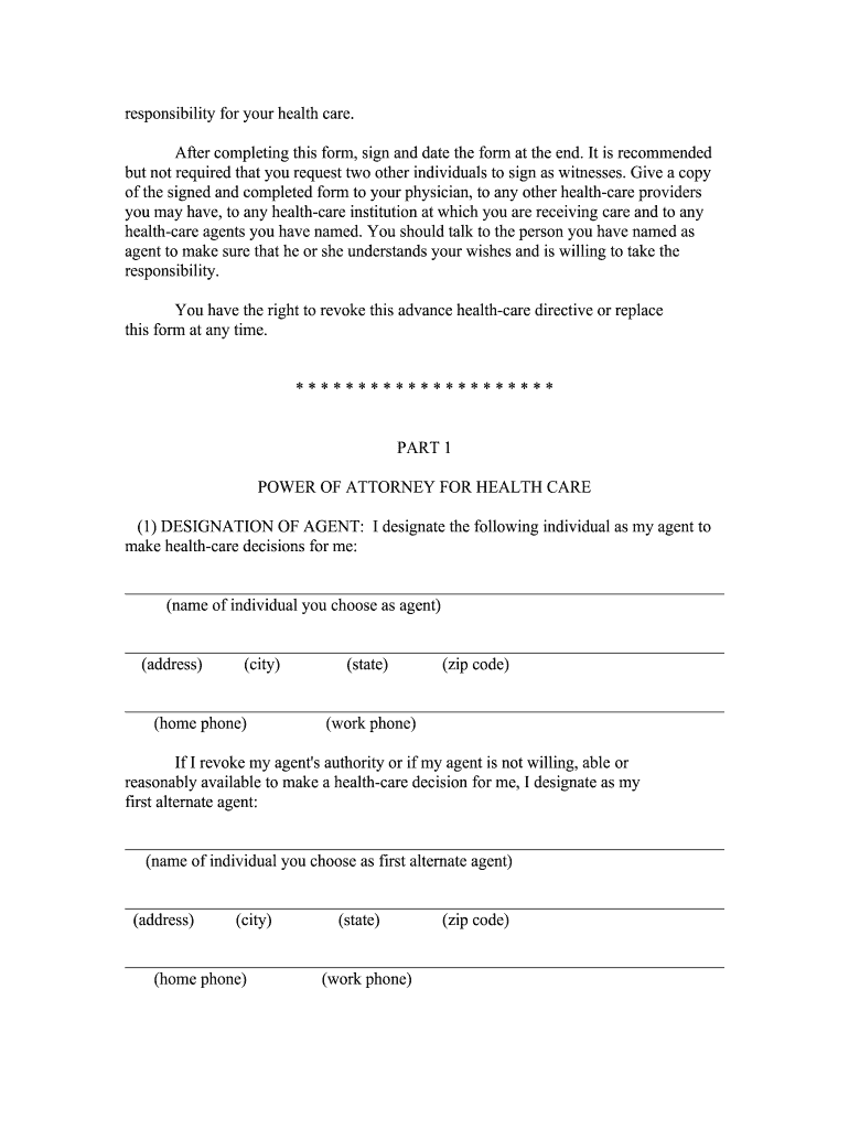 Nm Power Attorney  Form