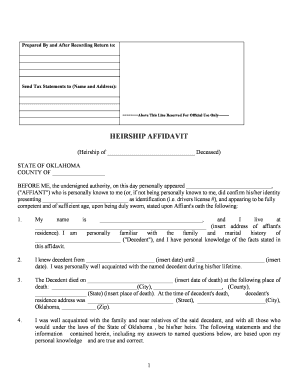 Heirship  Form