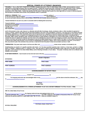 Power Attorney Form