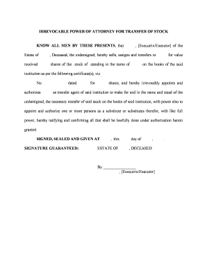 Transfer Stock Form