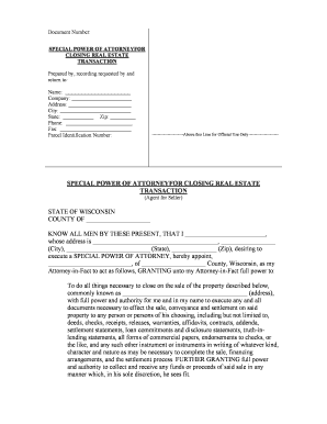 Wisconsin Poa Form