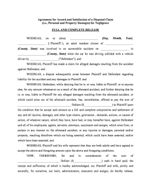 Disputed Claim  Form