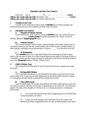 Unitrust  Form