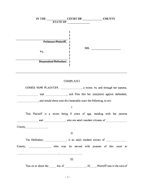 Negligent Supervision  Form