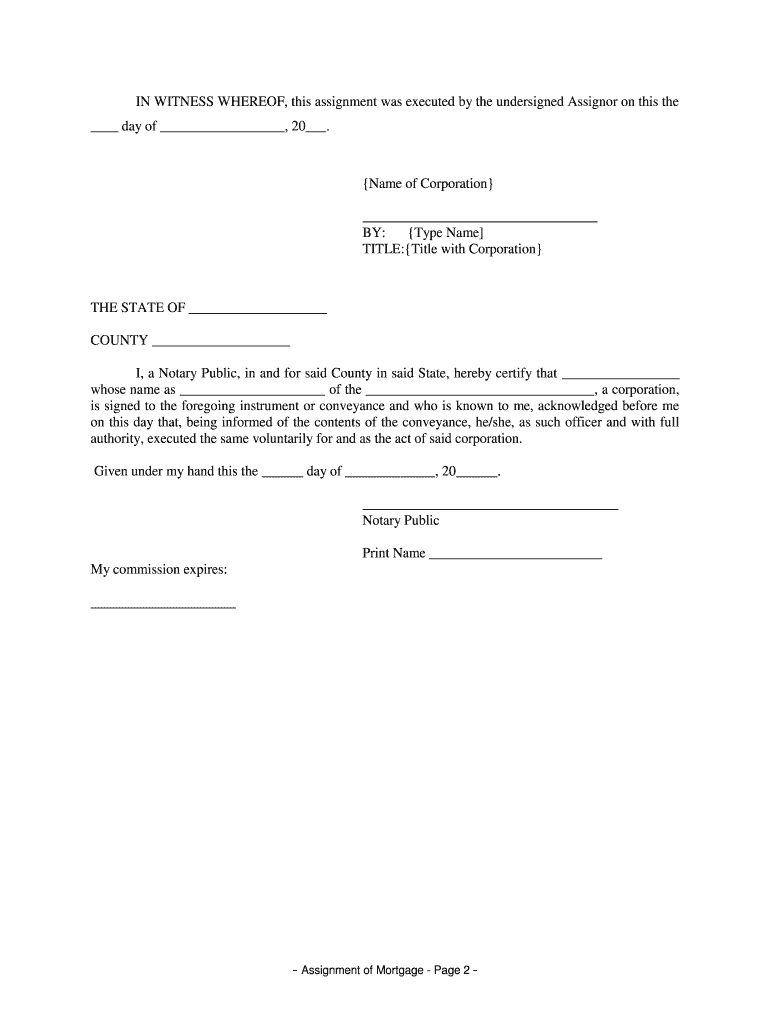 Alabama Mortgage Form