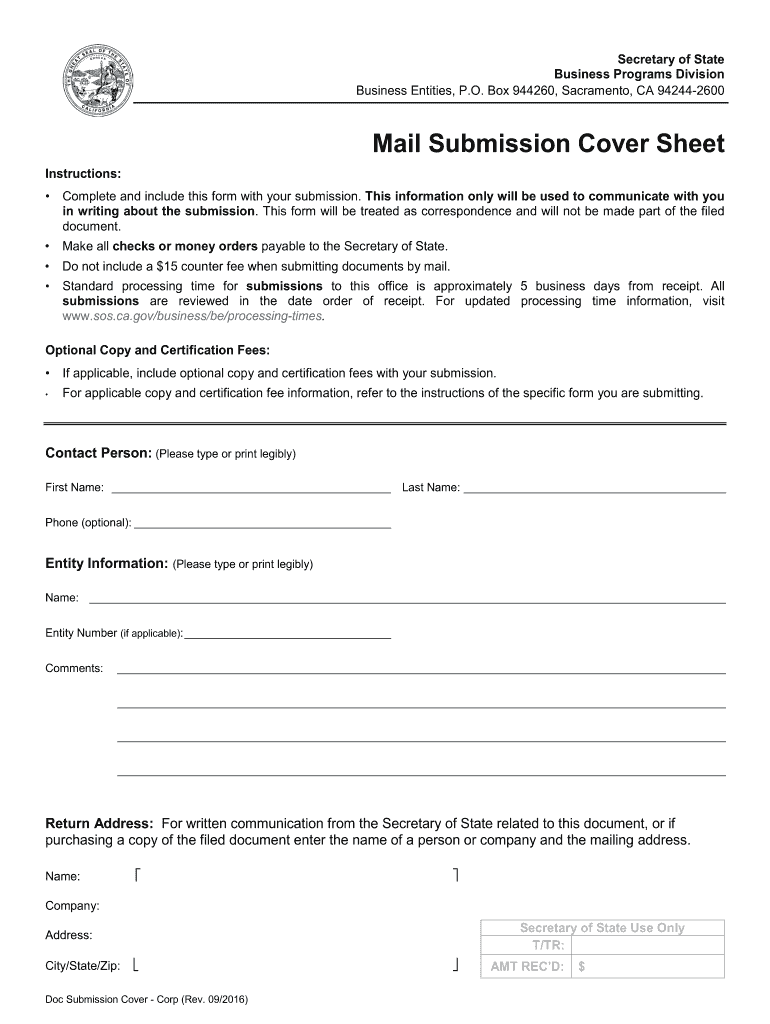 California California Articles of Incorporation for Domestic Nonprofit Nonstock Corporation  Form