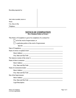 Ca Business Entity  Form