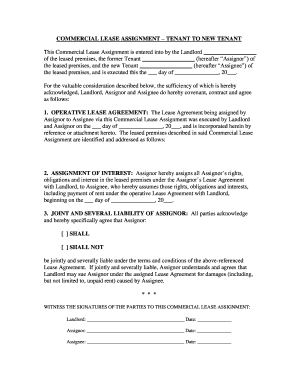 Colorado Assignment  Form
