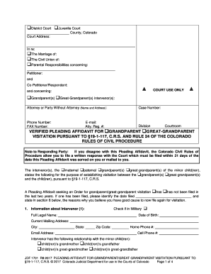 Colorado Grandparents  Form