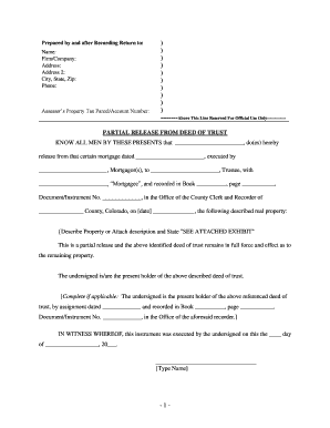 Property Deed Trust  Form