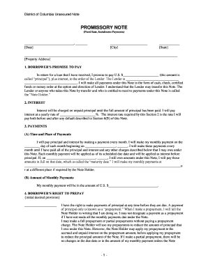 Dc Note  Form