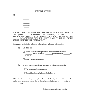 Georgia Default Form