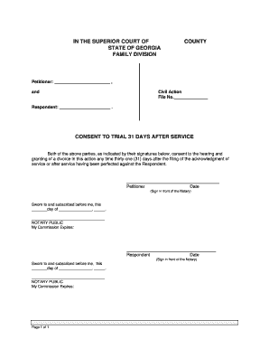 Consent 31 Days  Form