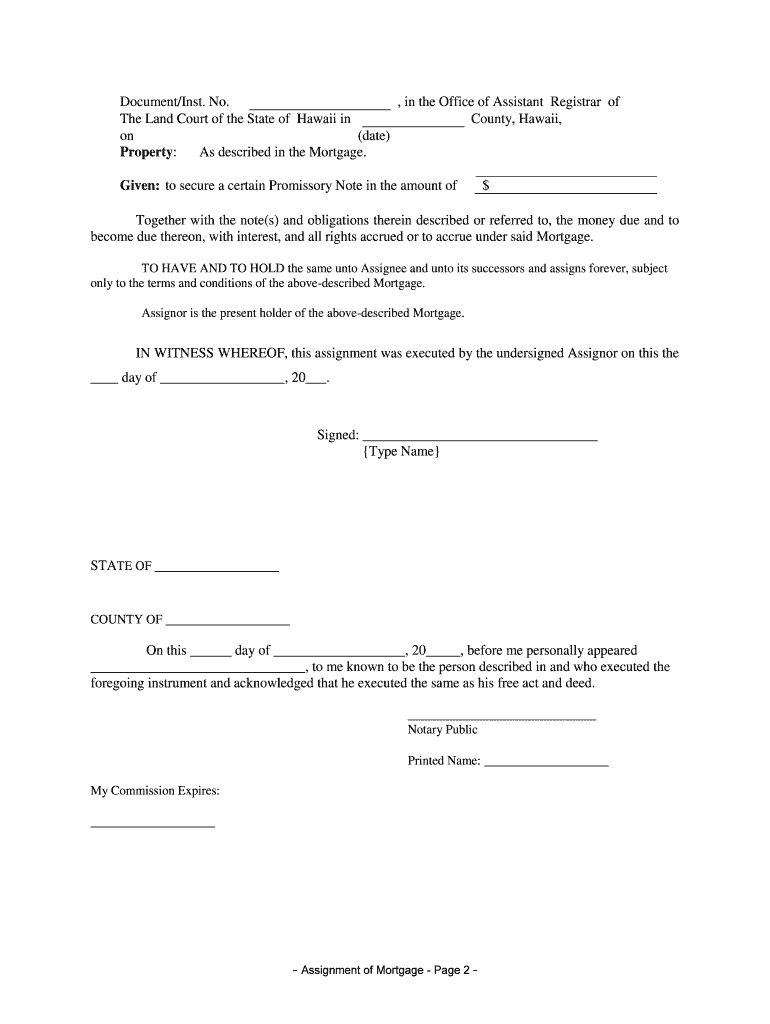 Assignment Holder  Form