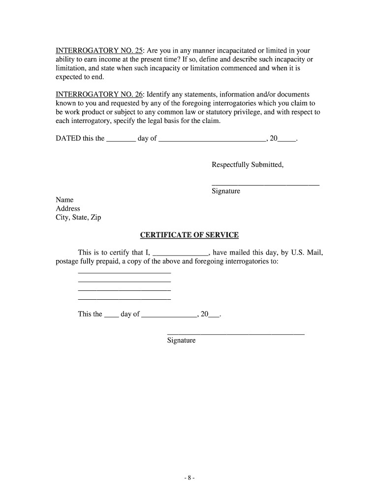 Ia Divorce  Form